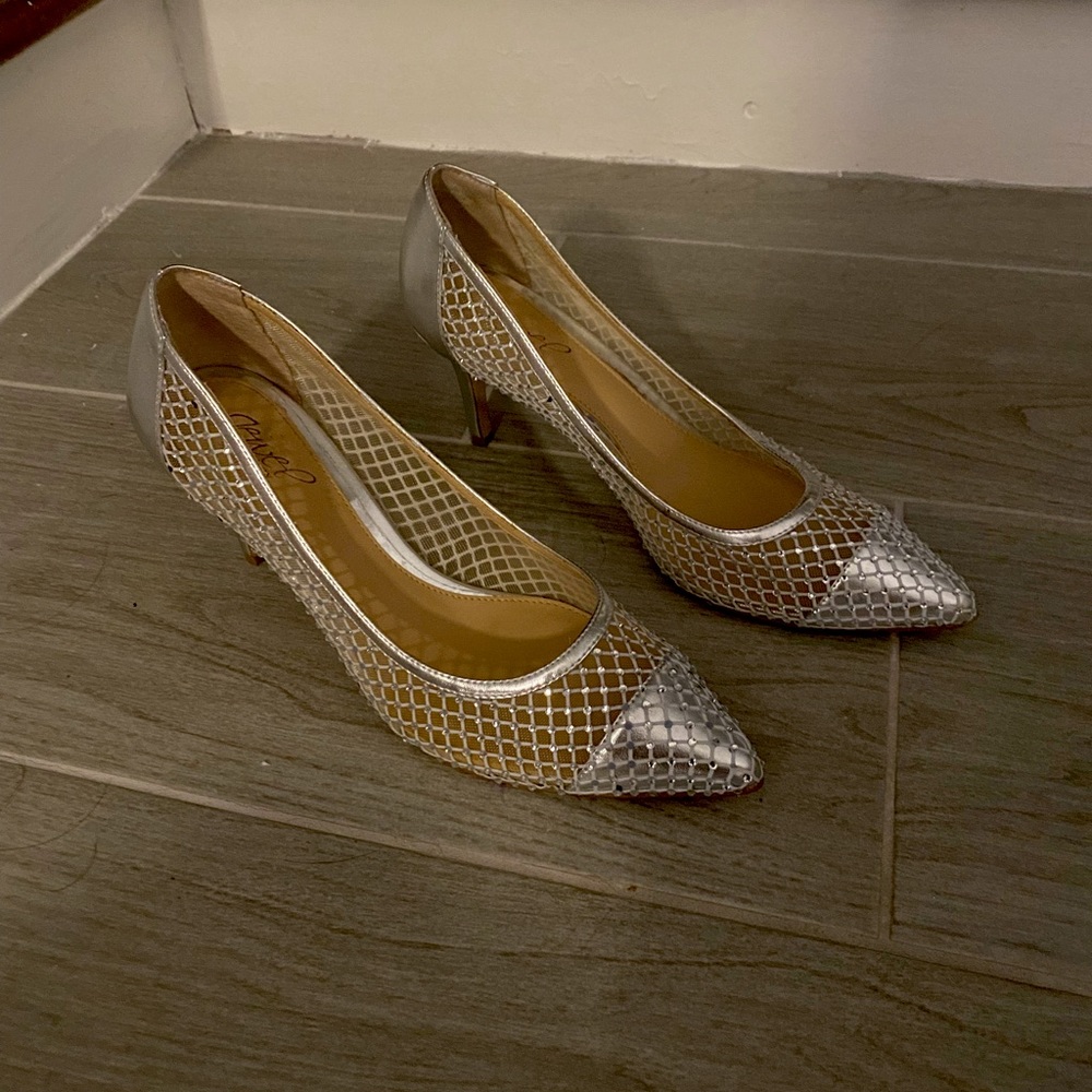 FLORIA STONE MESH POINTED TOE PUMP